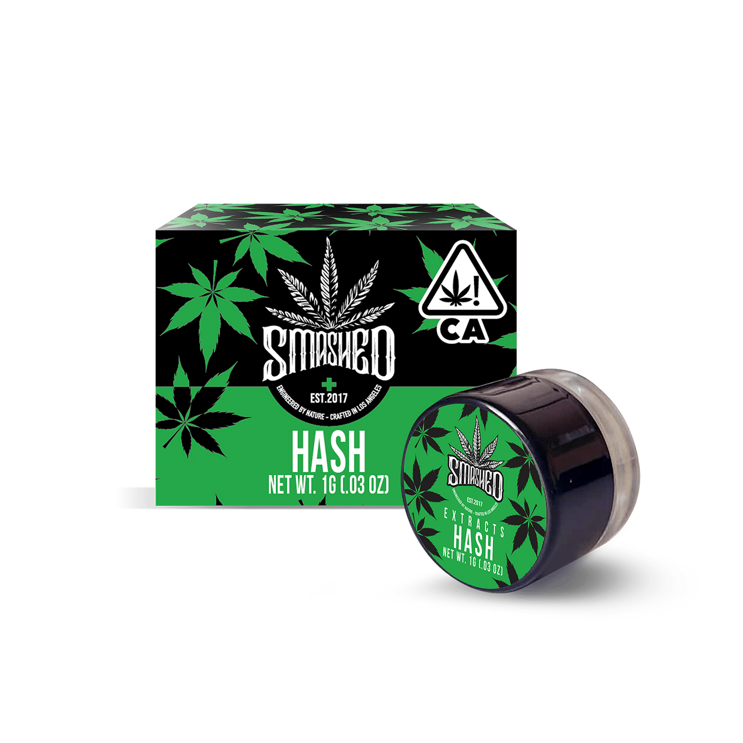 1000mg Traditional Hash - Smashed Brand -