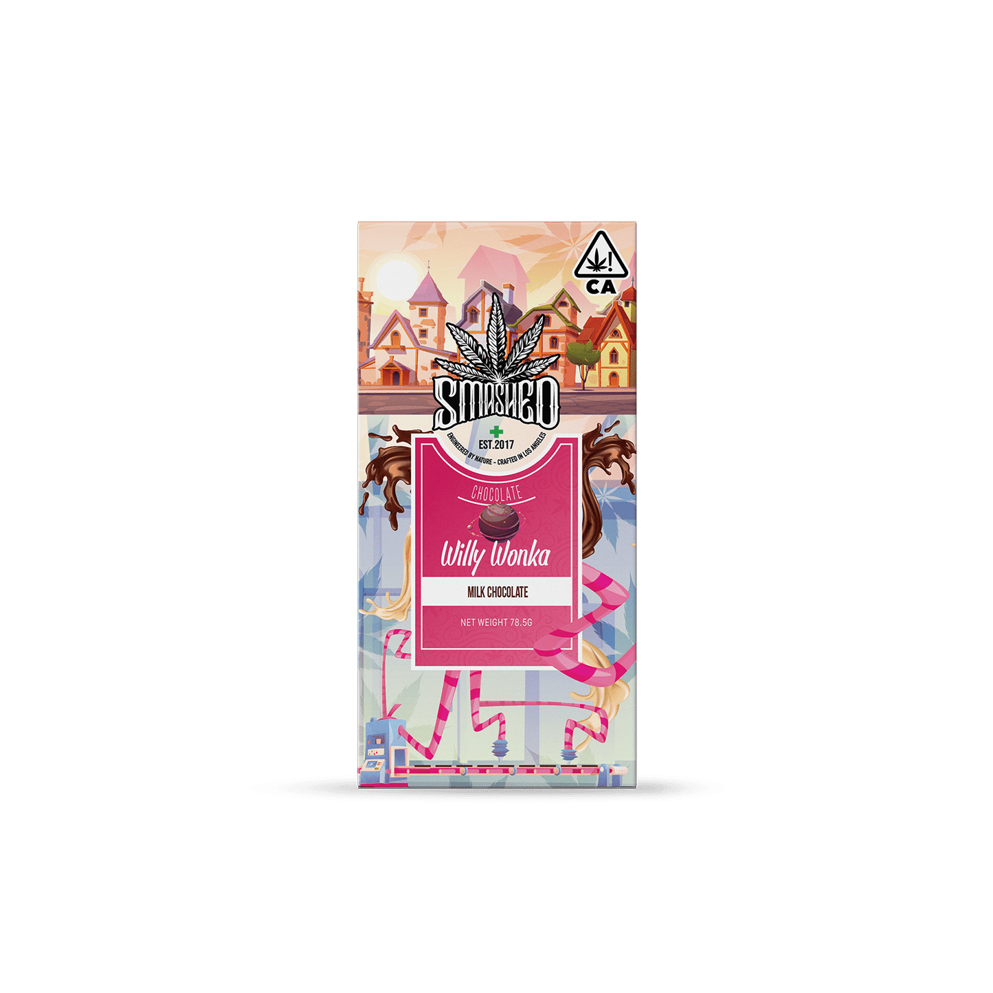 5000mg Smashed Willy Wonka Chocolate Bar - Smashed Brand -