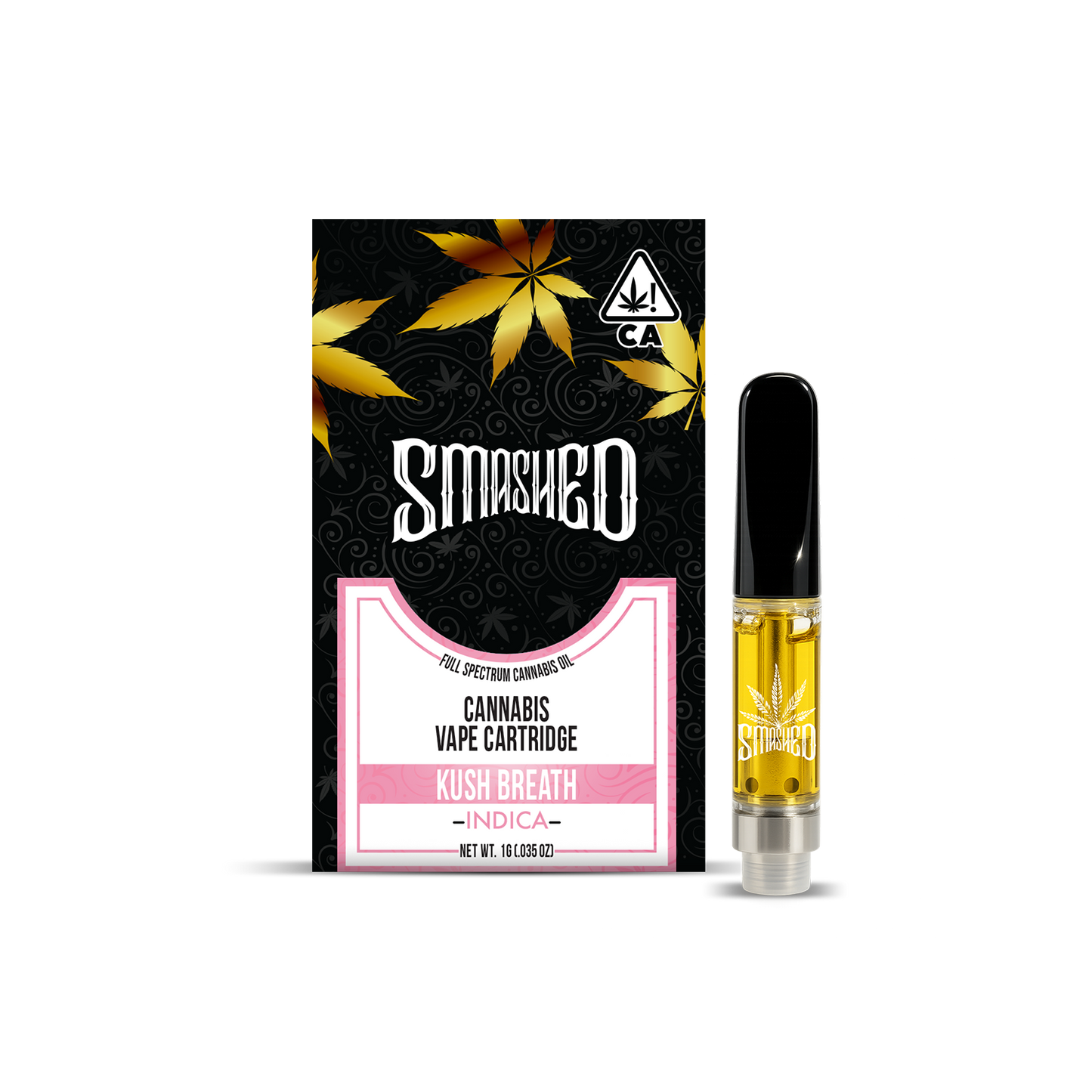 Smashed Cartridge 1g Kush Breath (Indica)