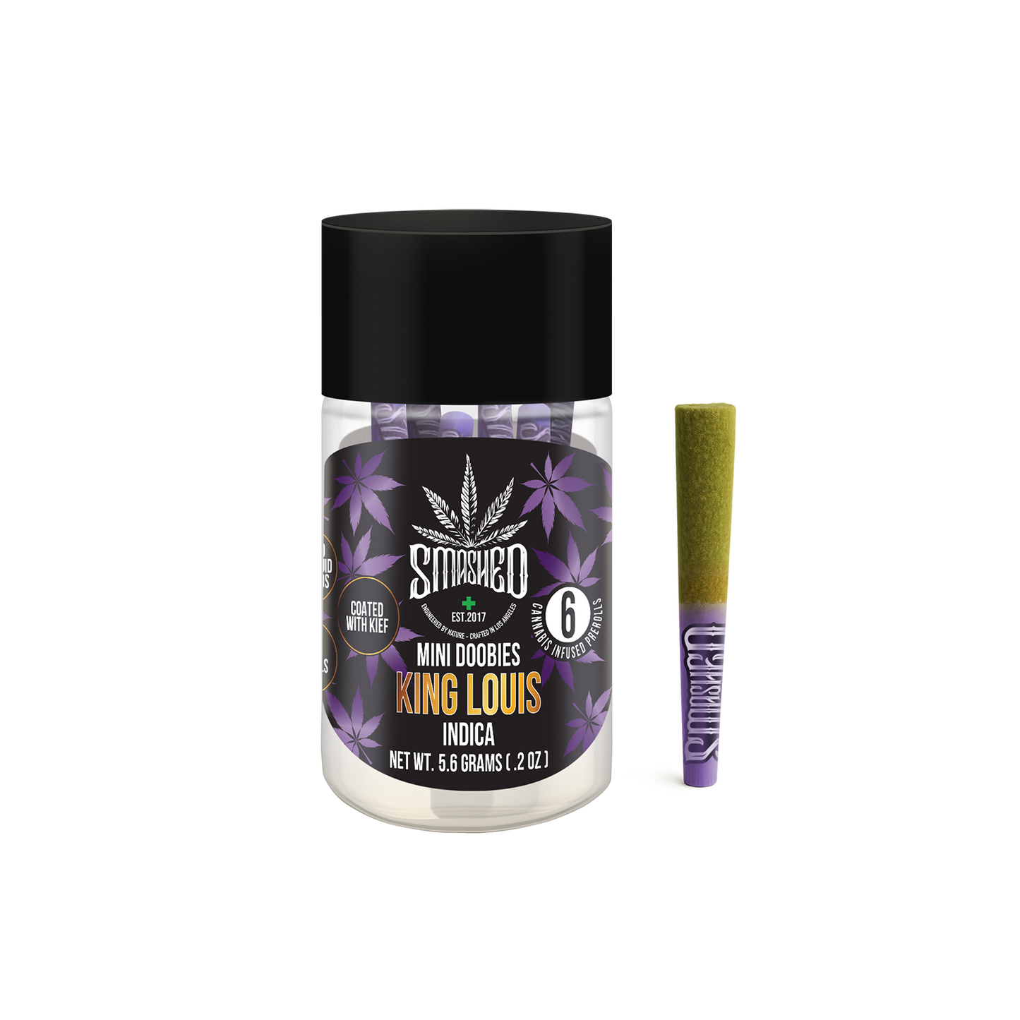 Mini Doobies Liquid Diamond King Louis (Indica) 6 Pack