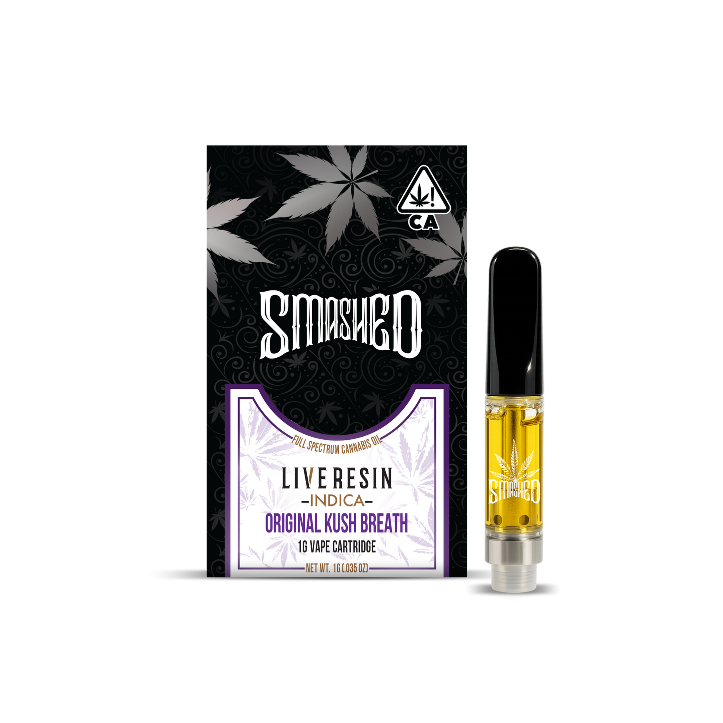 Smashed Cartridge Live Resin 1g OG Kush Breath (Indica)