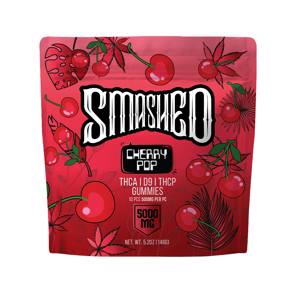 Smashed 5000mg THCA Cherry Pop - Smashed Brand -