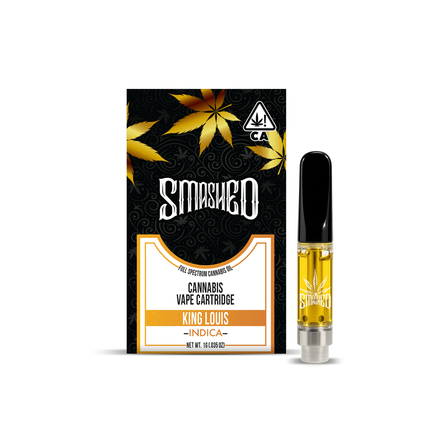 Smashed Cartridge 1G King Louis (Indica) - Smashed Brand -