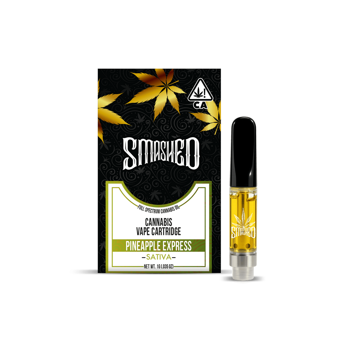Smashed Cartridge 1G Pineapple Express (Sativa) - Smashed Brand -