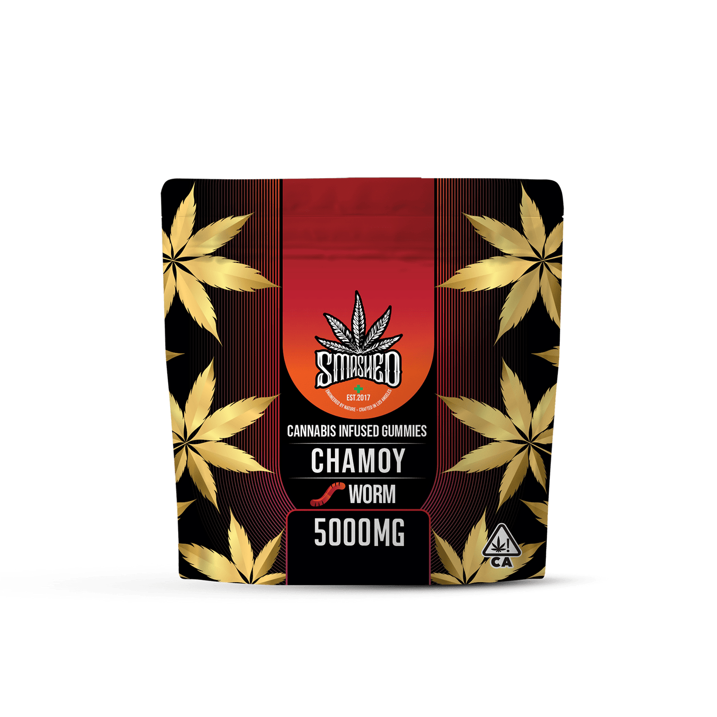 5000mg Smashed Chamoy Worms - Smashed Brand - 