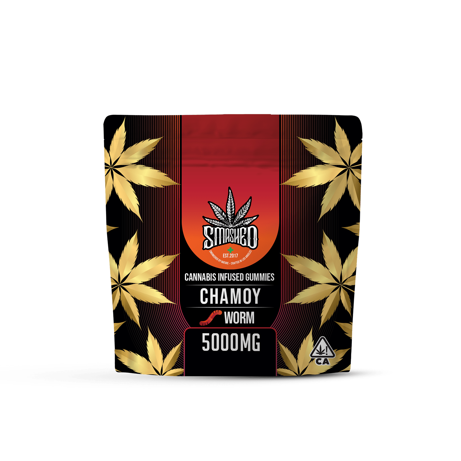 5000mg Smashed Chamoy Worms - Smashed Brand - 