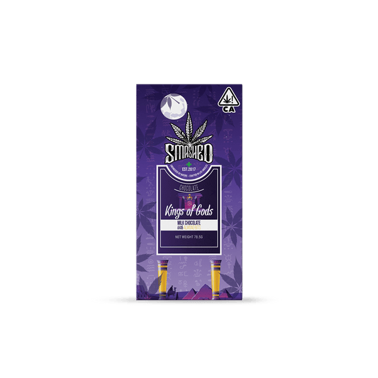 5000mg Smashed Kings Of Gods Chocolate Bar - Smashed Brand - 