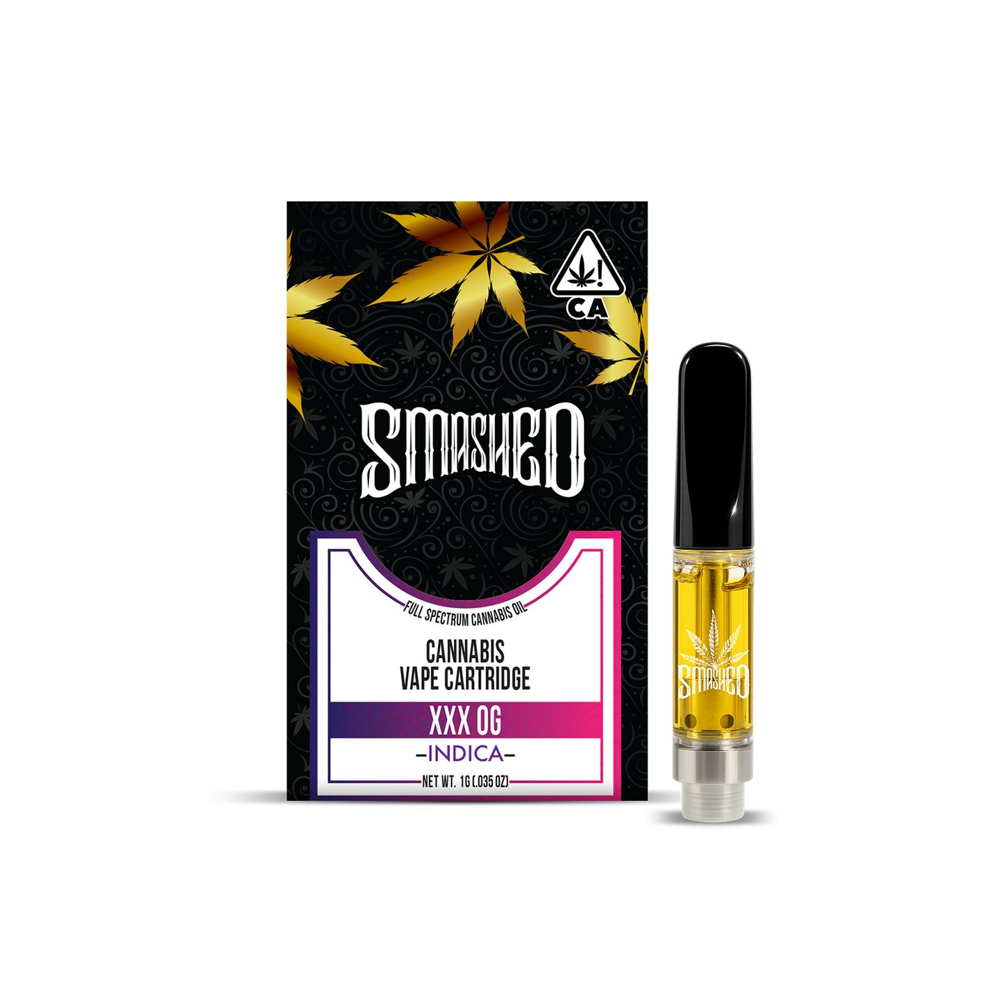 Smashed Cartridge 1g XXX OG (Indica)