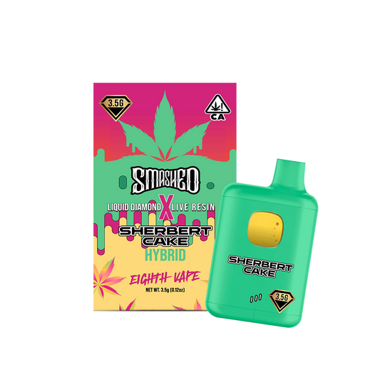 Smashed 3.5g Sherbert cake LD x LR Disposable (Hybrid)