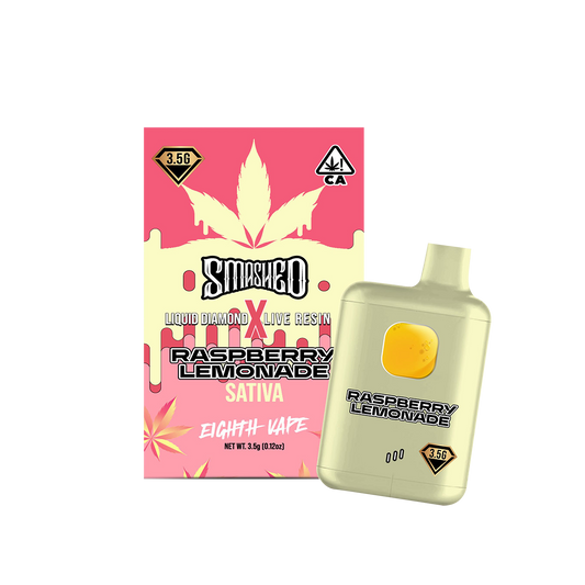 Smashed 3.5g Raspberry Lemonade LD x LR Disposable (Sativa)