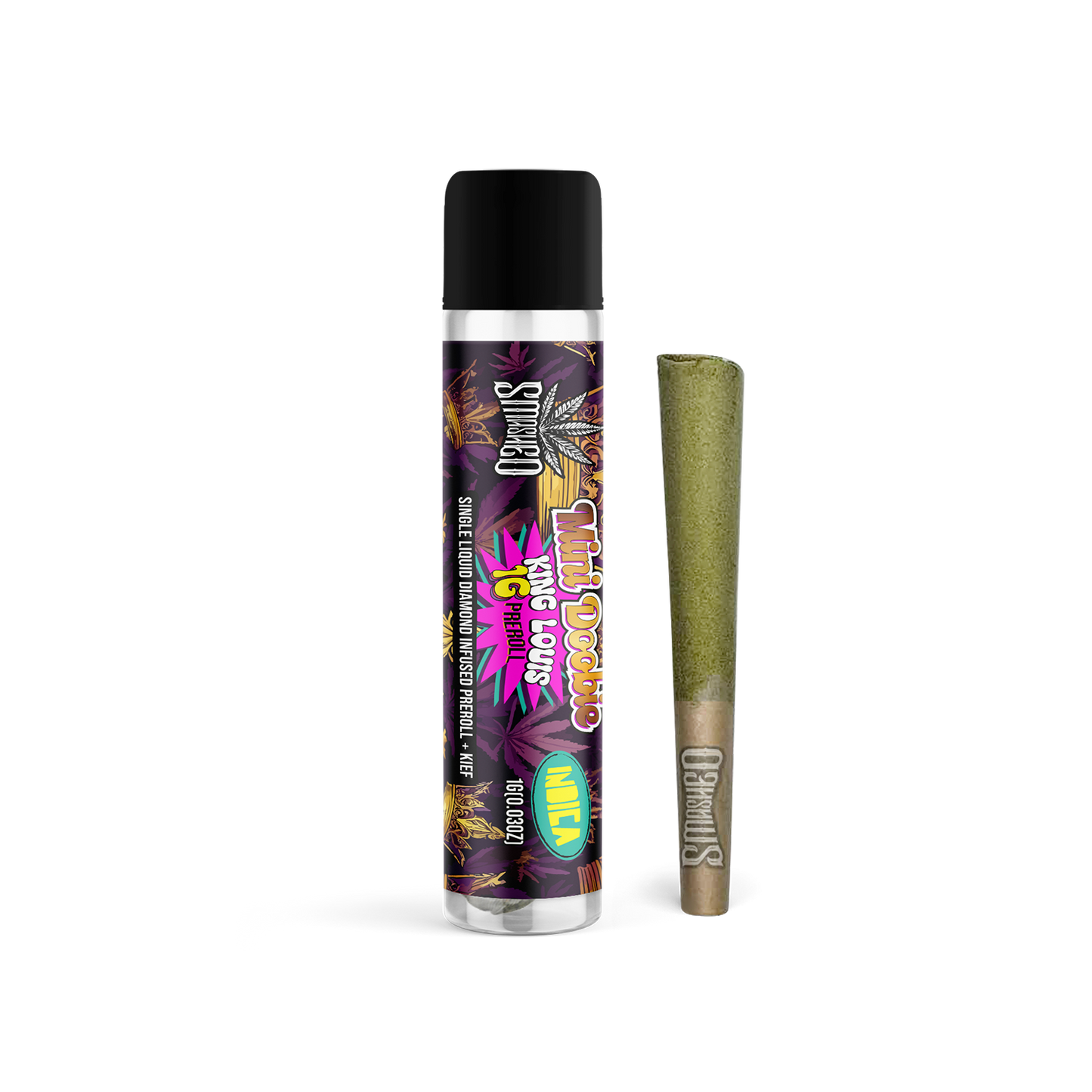Mini Doobie Liquid Diamond King Louis Preroll (Indica)