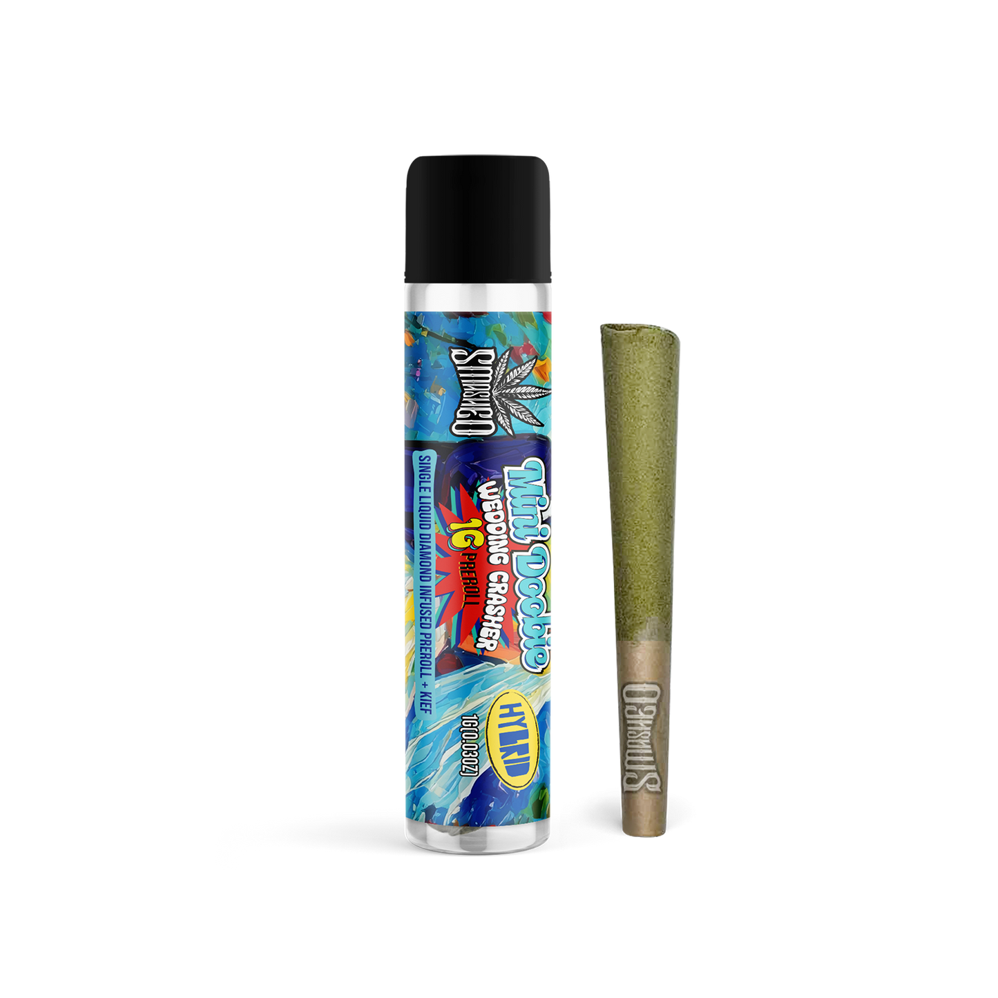 Mini Doobie Liquid Diamond Wedding Crasher Preroll (Hybrid)