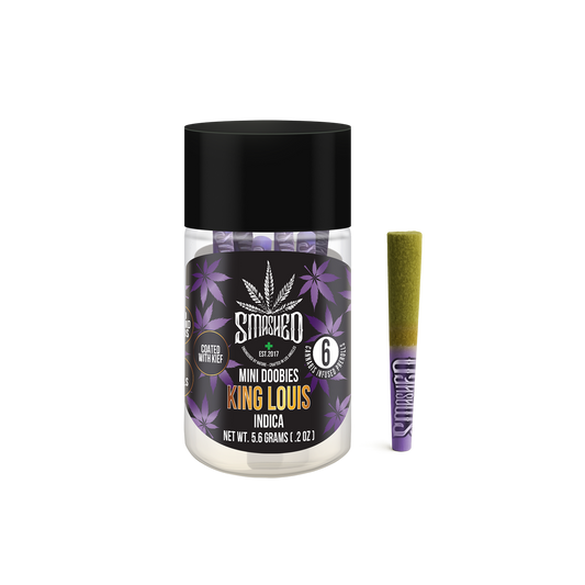 Mini Doobies Liquid Diamond King Louis (Indica) 6 Pack