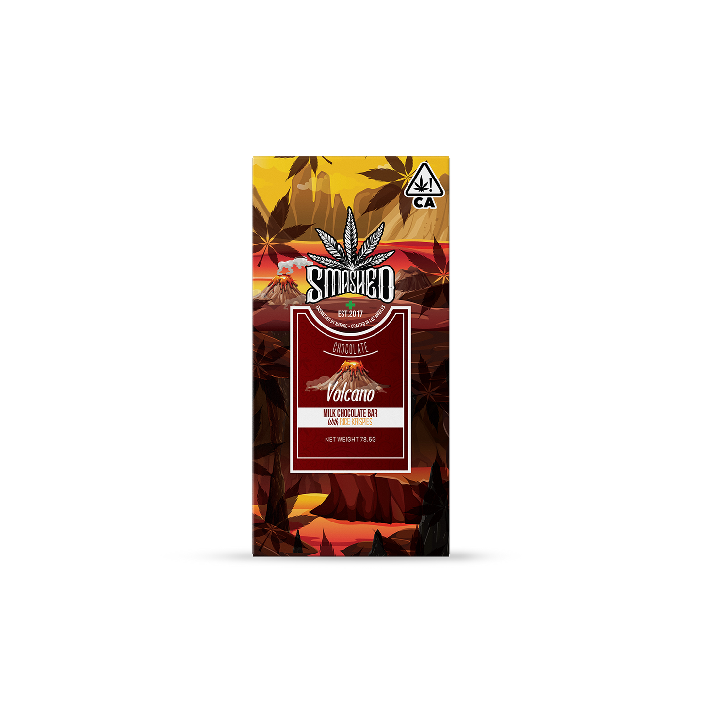 5K Smashed Volcano Chocolate Bar