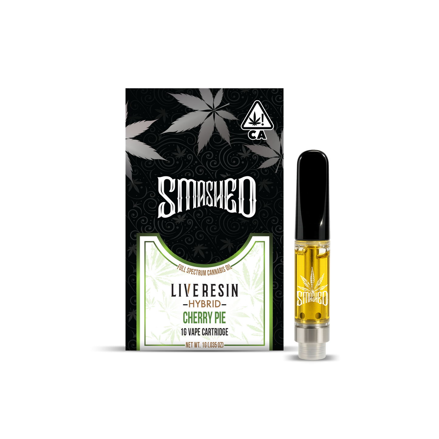 Smashed Cartridge Live Resin 1g Cherry Pie (Hybrid)