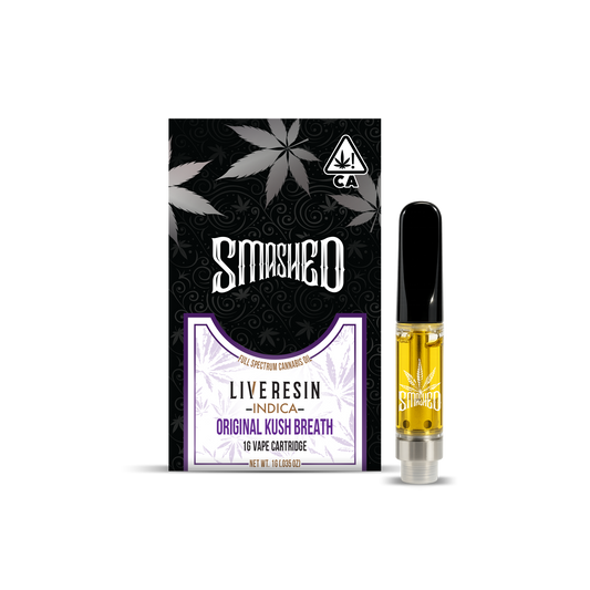 Smashed Cartridge Live Resin 1g OG Kush Breath (Indica)