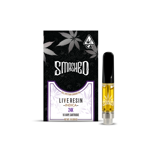 Smashed Cartridge Live Resin 1g 24K (Indica)