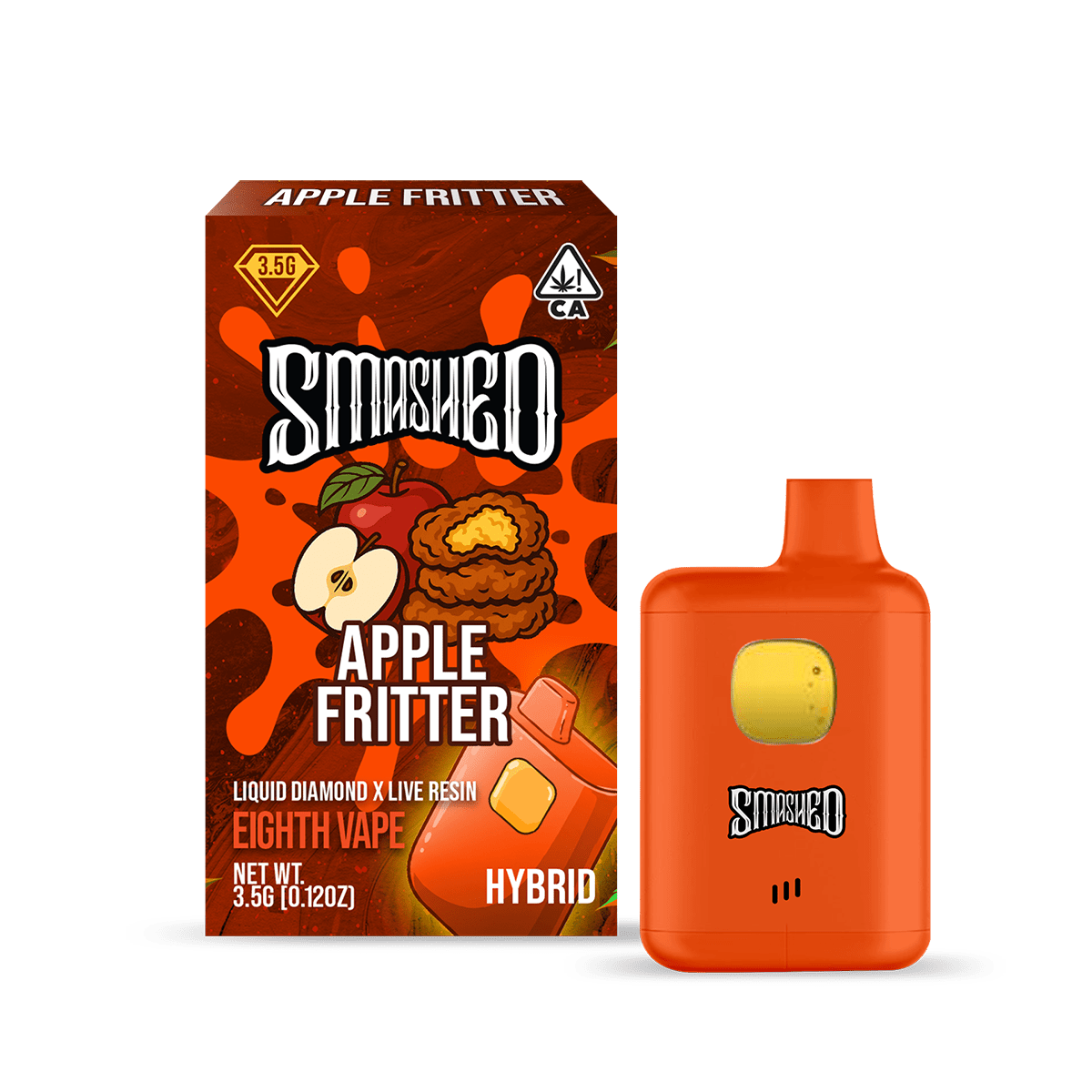 Smashed 3.5g Apple Fritter LD x LR Disposable (Hybrid) - Smashed Brand - 
