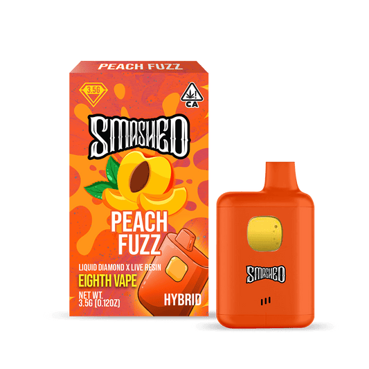 Smashed 3.5g Peach Fuzz LD x LR Disposable (Hybrid) - Smashed Brand - 