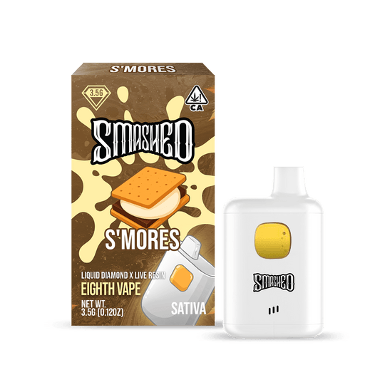 Smashed 3.5g S'mores L x LR Disposable (Sativa) - Smashed Brand - 