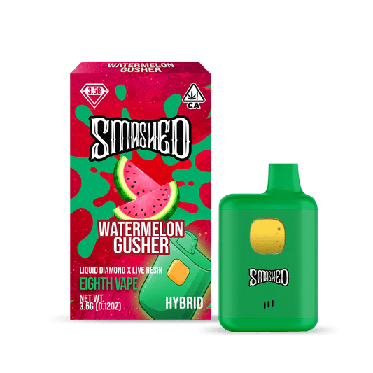 Smashed 3.5g Watermelon Gusher LD x LR Disposable (Hybrid) - Smashed Brand - 