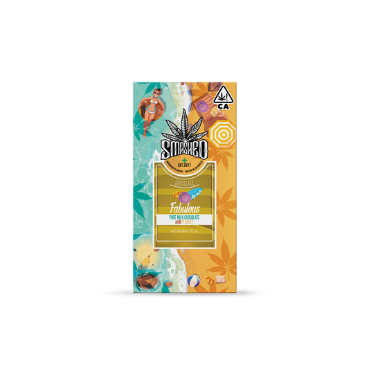 Smashed 5000mg Fabulous Chocolate Bar - Smashed Brand - 