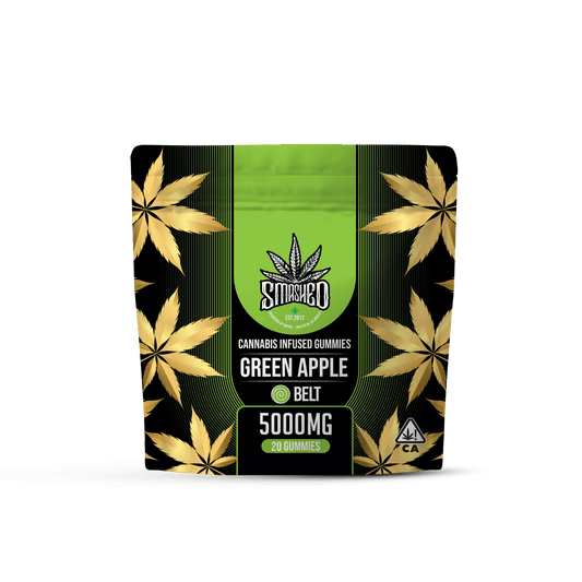 Smashed 5000mg Green Apple Belts - Smashed Brand - 