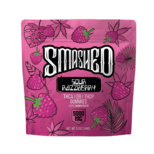 Smashed 5000mg THCA Sour Razzberry - Smashed Brand - 