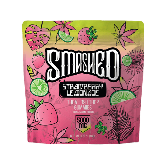 Smashed 5000mg THCA Strawberry Lemonade - Smashed Brand - 