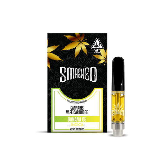 Smashed Cartridge 1G Banana OG (Indica) - Smashed Brand - 
