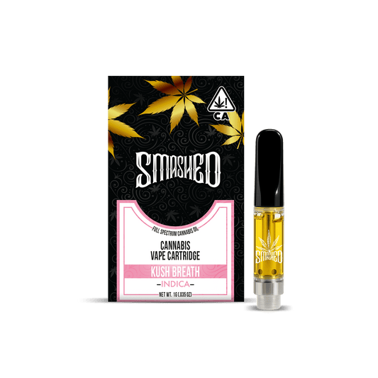 Smashed Cartridge 1G Kush Breath (Indica) - Smashed Brand - 