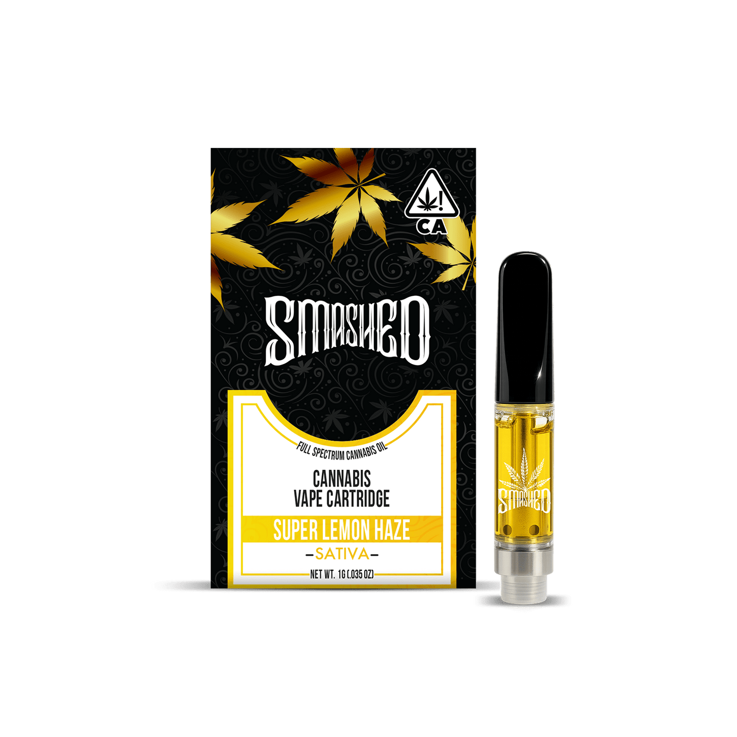 Smashed Cartridge 1G Super Lemon Haze (Sativa) - Smashed Brand - 