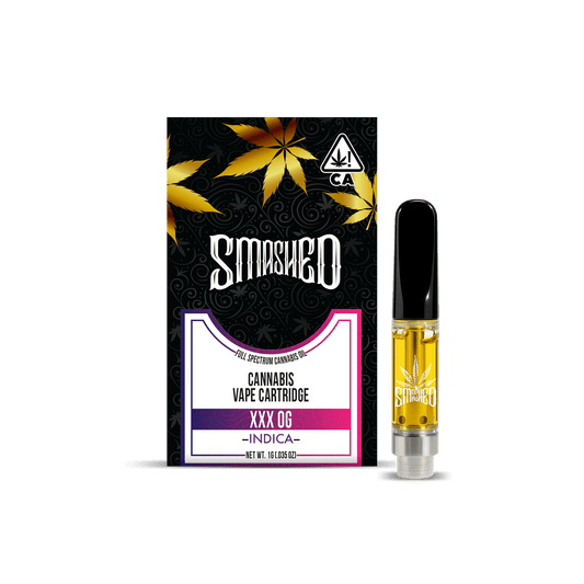 Smashed Cartridge 1G XXX OG (Indica) - Smashed Brand - 